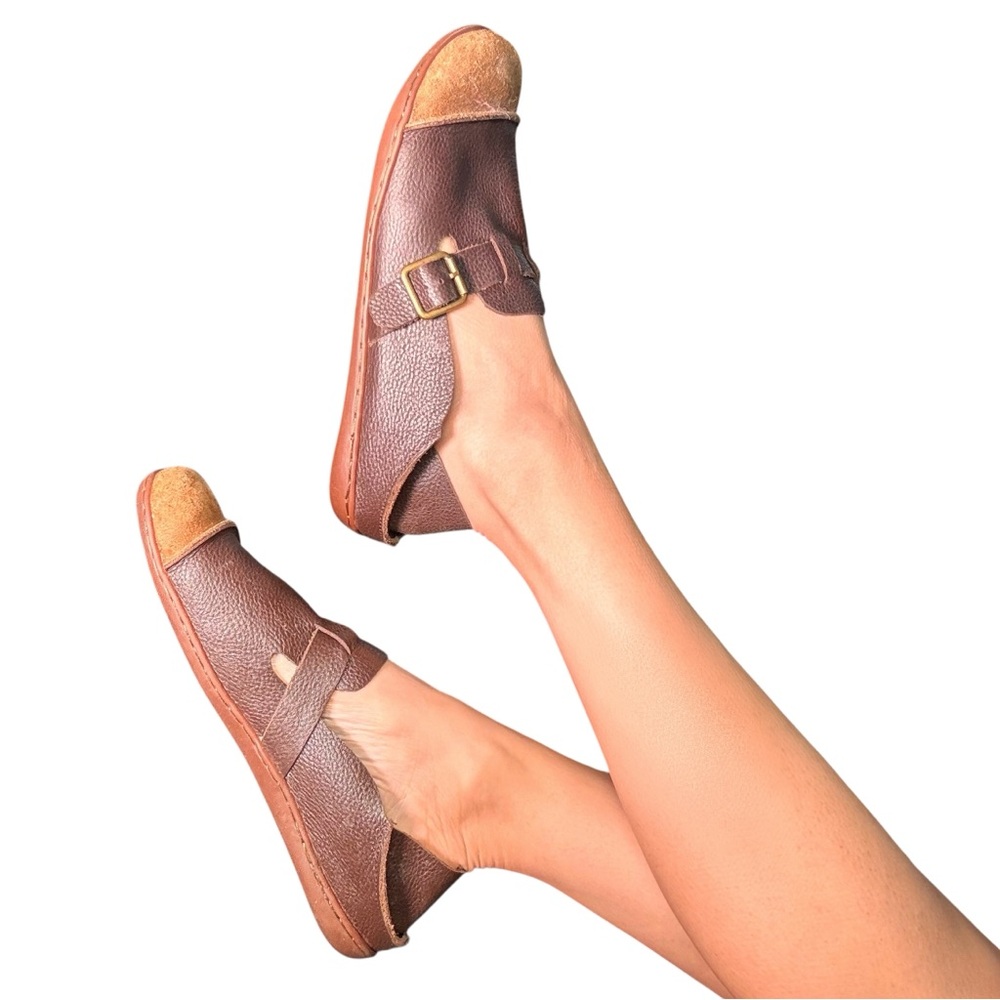 Whensinger Boho leather sandals shoes